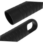 10 Aksesori Gagang Plastik untuk Gagang Pengganti Sapu, Kompatibel dengan Gagang Pengki dan Pel, Hitam